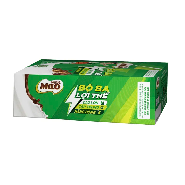 31-1 Nestlé Milo Barley Milk Carton (48 Boxes X 180ml) - Ảnh 1